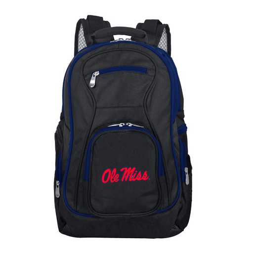 CLMIL708: NCAA Mississippi Ole Miss Trim color Laptop Backpack